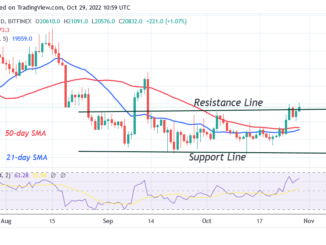 Bitcoin Price Prediction for Today, October 29: BTC Price Is Unable to Rise above $21K