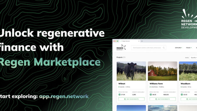 Carbon Offsetting for Blockchains & Beyond: Regen Network Launches Carbon Marketplace