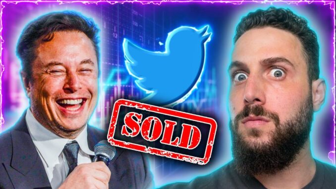 ELON MUSK PUMPS TWITTER AND CRYPTO WITH BEST BUYOUT OFFER