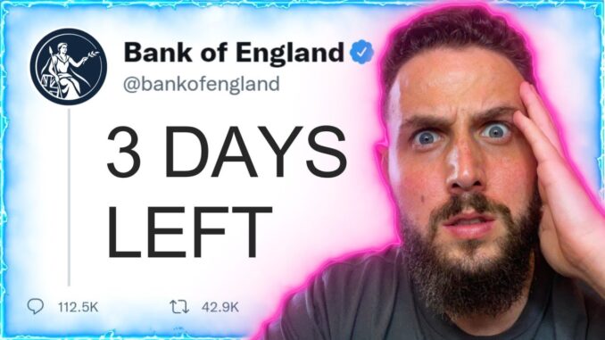 WARNING: 3 DAY LEFT!! WILL THE ECONOMY BREAK THIS WEEK?