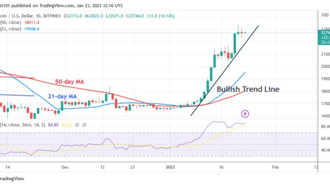 Bitcoin Price Prediction for Today, January 23: BTC Price Bounces below $23K