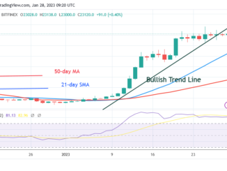 Bitcoin Price Prediction for Today, January 28: BTC Price Is Steady above the $23K Support Level