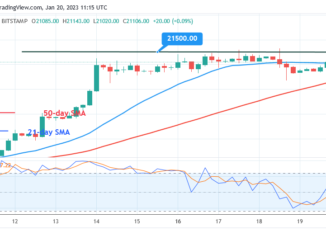 Bitcoin Price Prediction for Today, January 20: BTC Price Stabilizes Above $21K