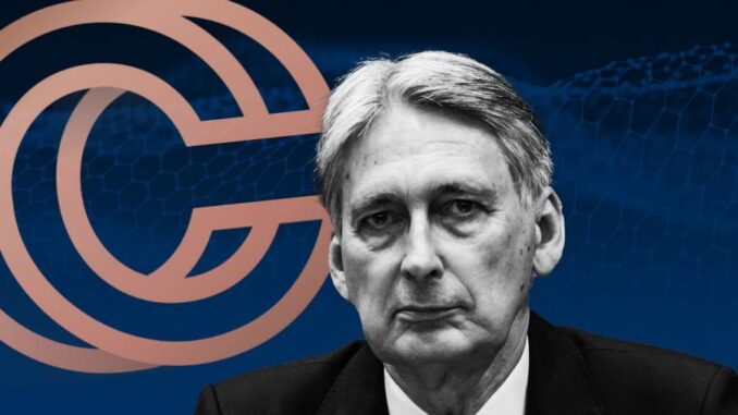 Ex-UK chancellor Hammond to chair crypto firm Copper