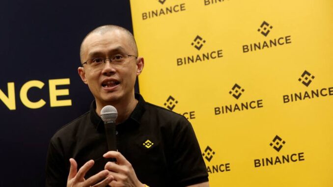 Binance chief says it will pull back on US investments for now