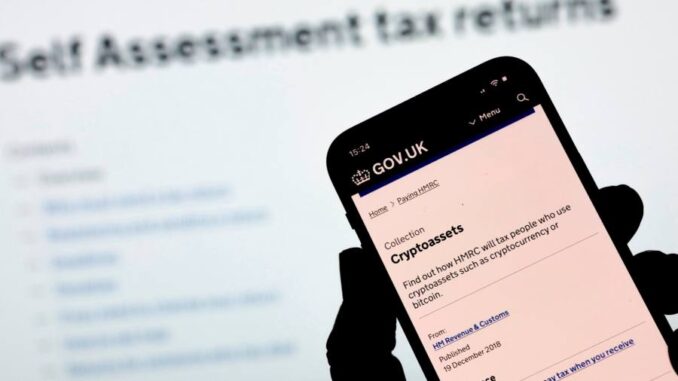 Crypto to be added to self- assessment tax forms