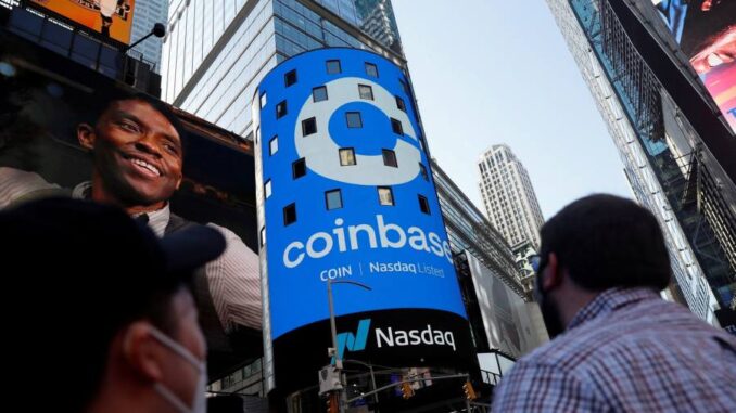 Coinbase trading volumes fall as regulatory uncertainty weighs