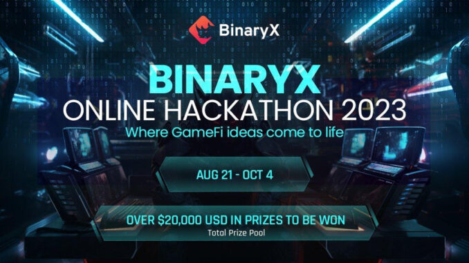 BinaryX Hackathon: US$25,000 Cash Prizes For Gaming Developers Looking to Shape the Future of GameFi