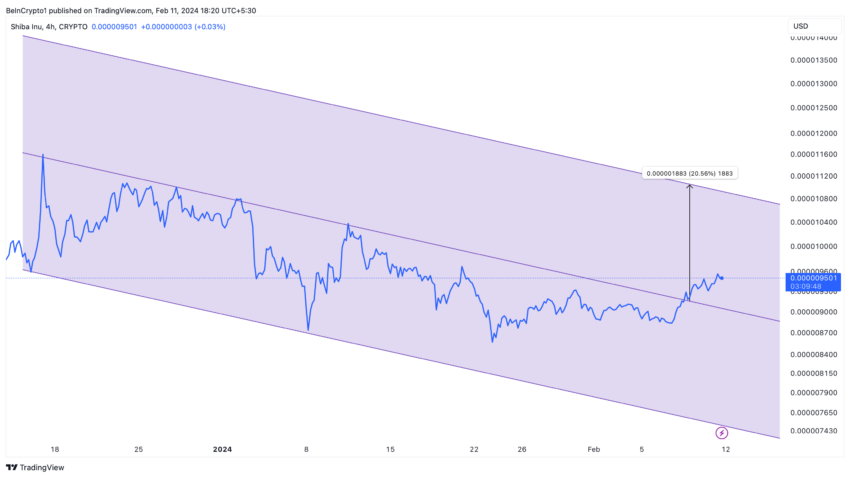 SHIB Price Performance