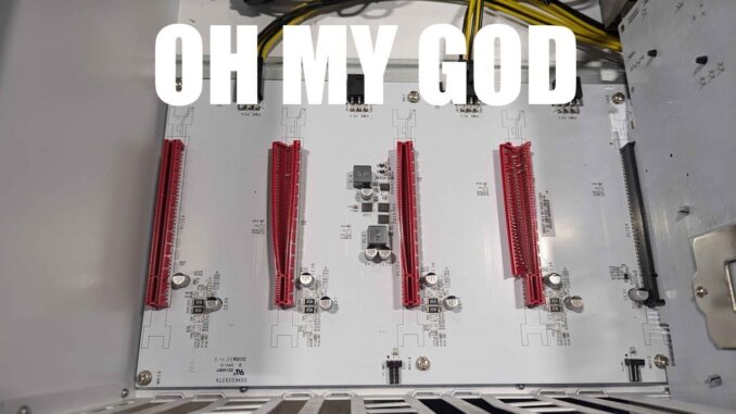 "Please, do not ship your mining rigs with GPUs installed." REKT PICS IS BACK!